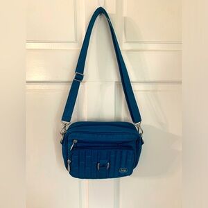 Lug Dark Teal Carousel Convertible Crossbody Belt Bag